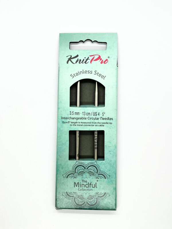 AGUJAS INTERCAMBIABLES  3MM/10CM MINDFUL KNITPRO