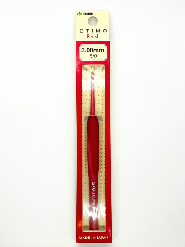 GANCHILLO TULIP ETIMO RED 3MM