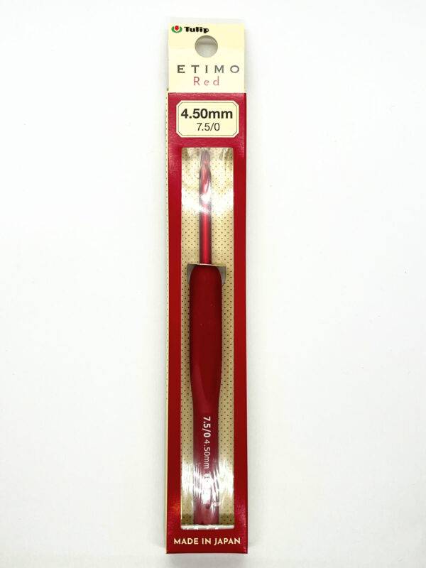 GANCHILLO TULIP ETIMO RED 4.5MM